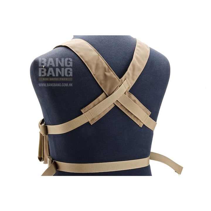 WoSport DECRM Chest Rig - TAN - Bang Bang Airsoft