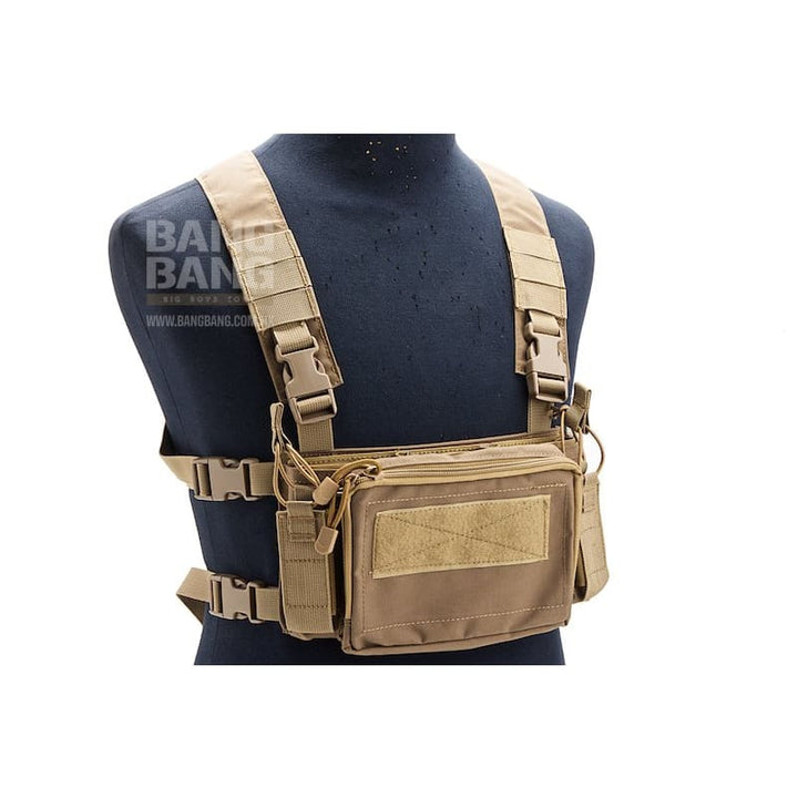 WoSport DECRM Chest Rig - TAN - Bang Bang Airsoft