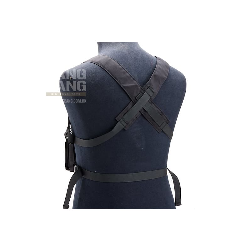 WoSport DECRM Micro Chest Rig - Black - Bang Bang Airsoft