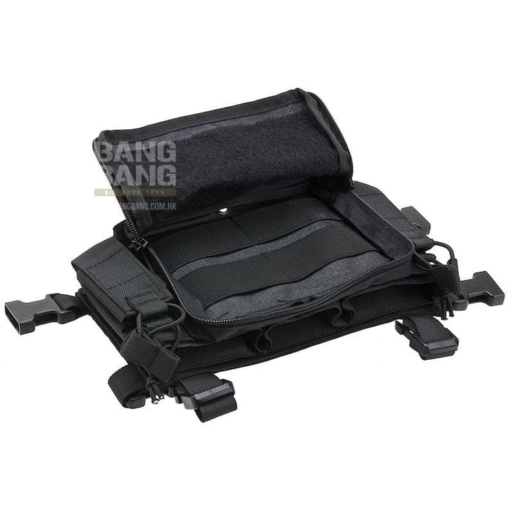WoSport DECRM Micro Chest Rig - Black - Bang Bang Airsoft