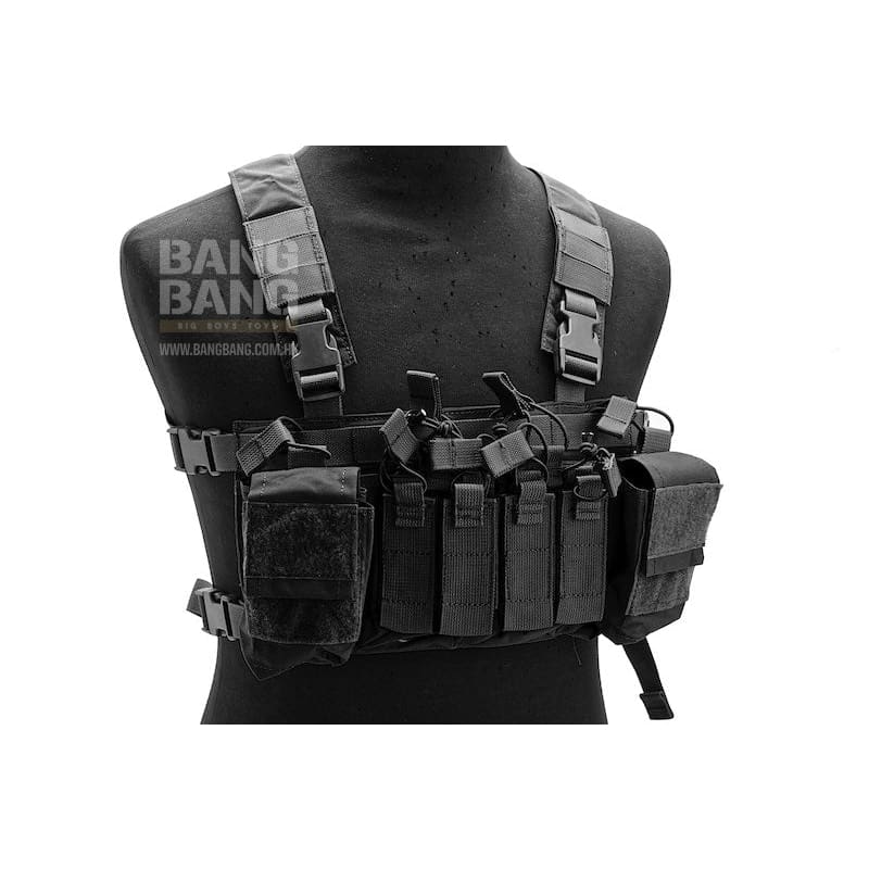 WoSport DECRX Chest Rig - Black - Bang Bang Airsoft