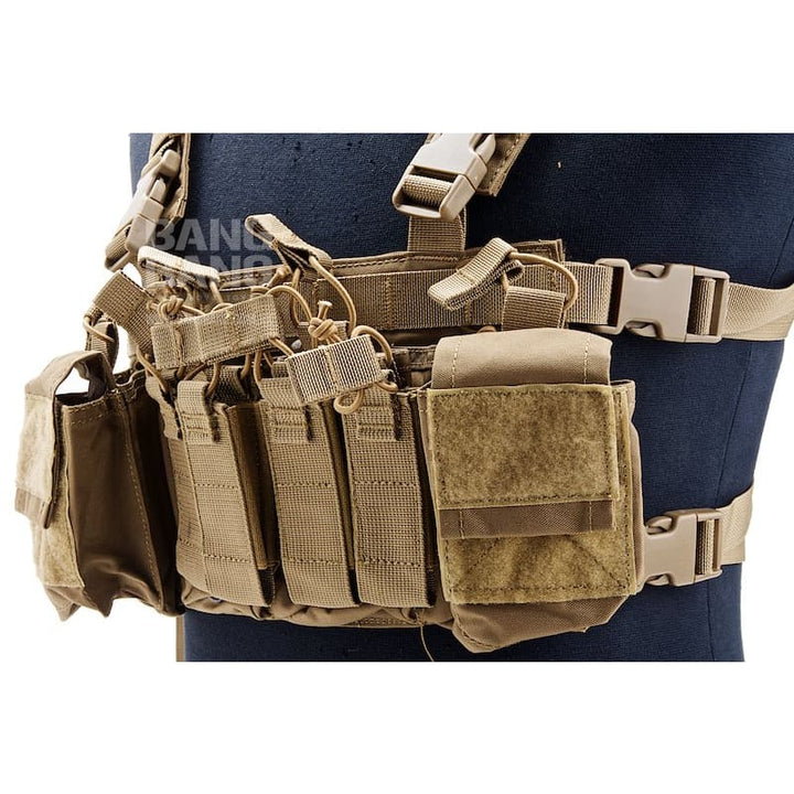 WoSport DECRX Chest Rig - TAN - Bang Bang Airsoft