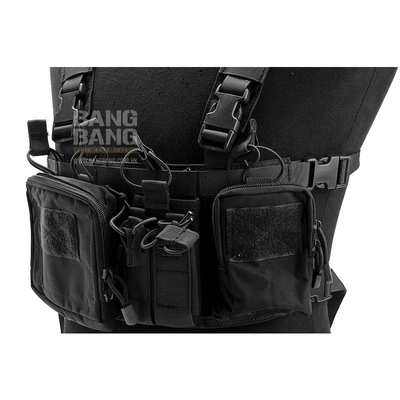 WoSport DECRX Heavy Chest Rig - Black - Bang Bang Airsoft
