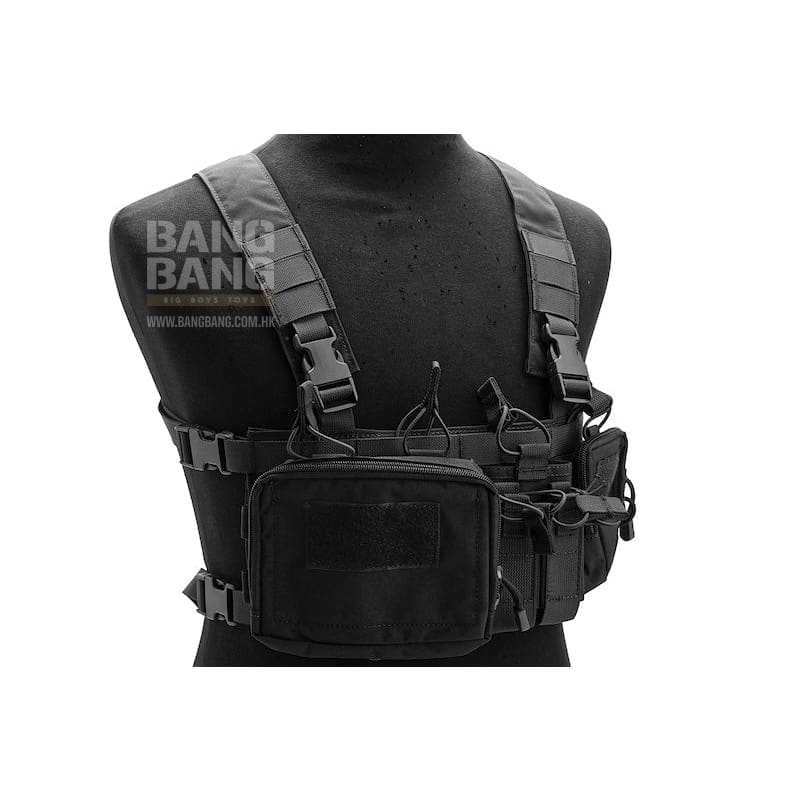 WoSport DECRX Heavy Chest Rig - Black - Bang Bang Airsoft