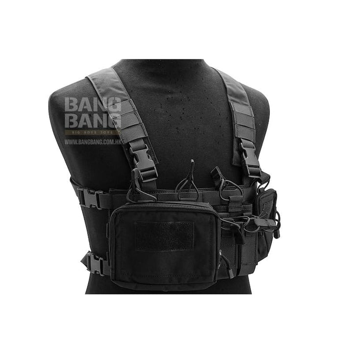 WoSport DECRX Heavy Chest Rig - Black - Bang Bang Airsoft