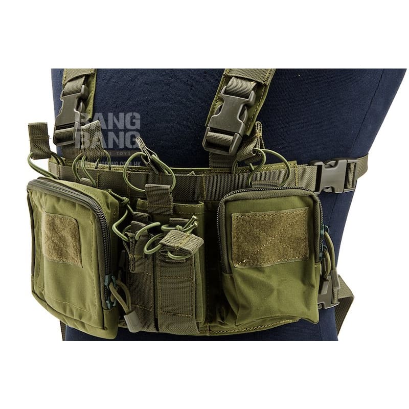 WoSport DECRX Heavy Chest Rig - OD - Bang Bang Airsoft