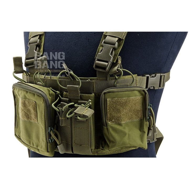 WoSport DECRX Heavy Chest Rig - OD - Bang Bang Airsoft