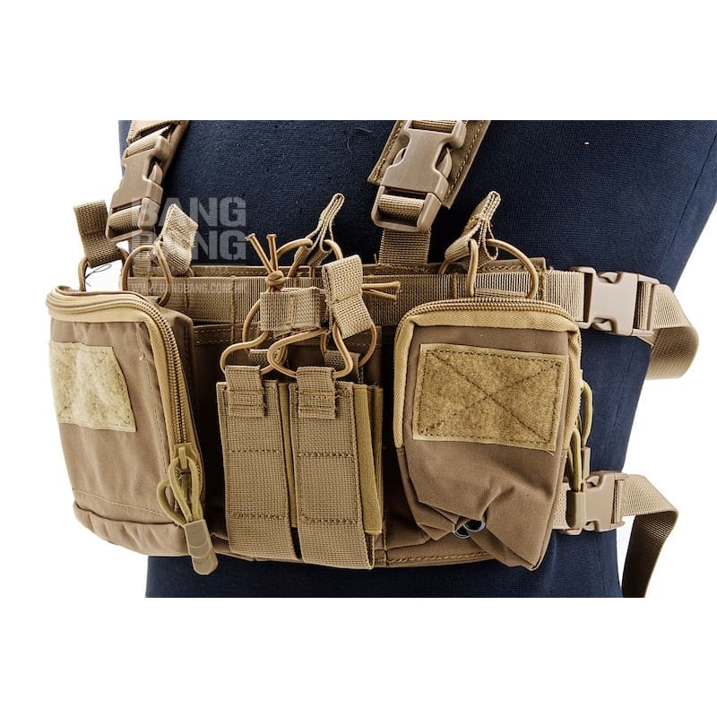 Wosport decrx heavy chest rig - tan free shipping on sale