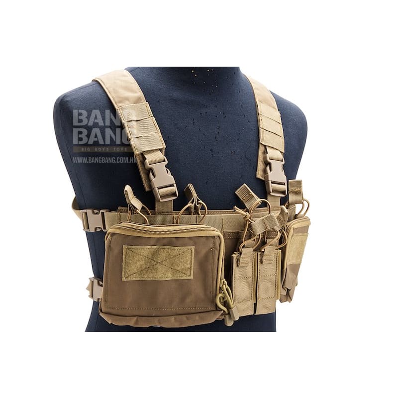 WoSport DECRX Heavy Chest Rig - TAN - Bang Bang Airsoft