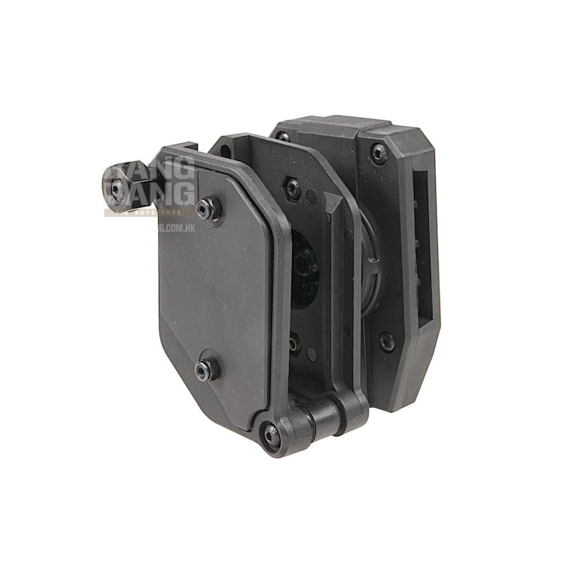 WoSport IPSC Multi - Angle Rotating Magazine Carrier for Double Stack Pistol Magazine - Black - Bang Bang Airsoft