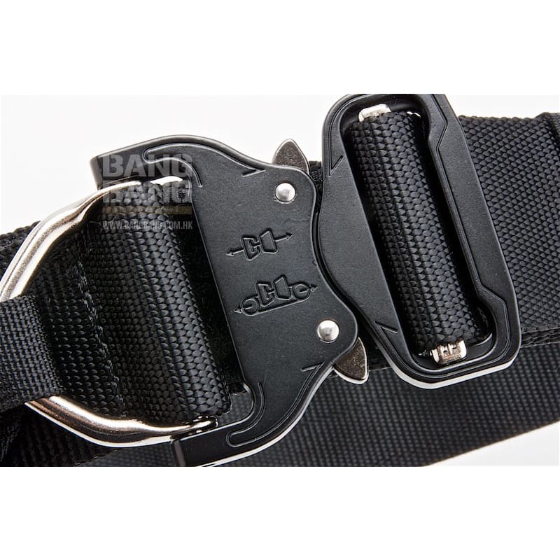WoSport Knight Belt (Waist: 30 - 36 inch) - Black - Bang Bang Airsoft
