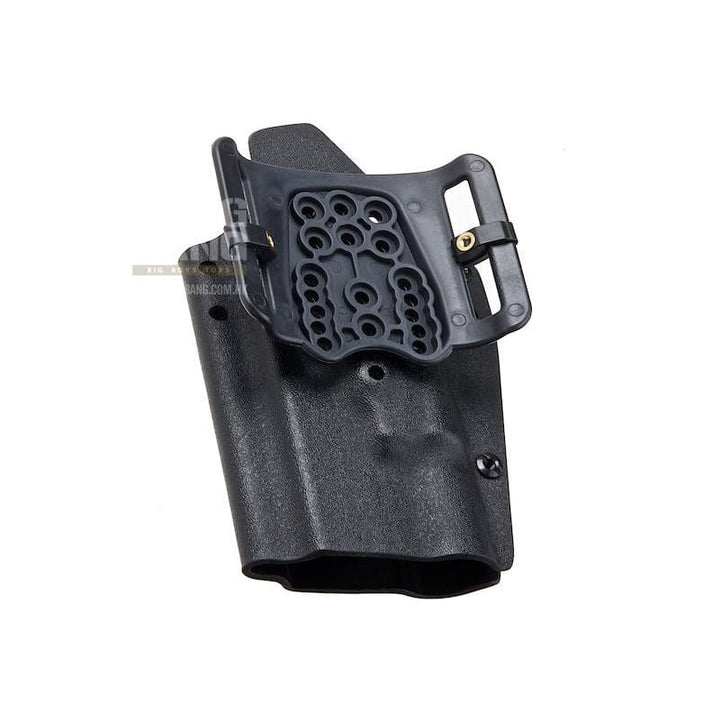 WoSport Lightweight Kydex Tactical Holster for G17/19/19X/45 with X300 Flashlight - BK - Bang Bang Airsoft