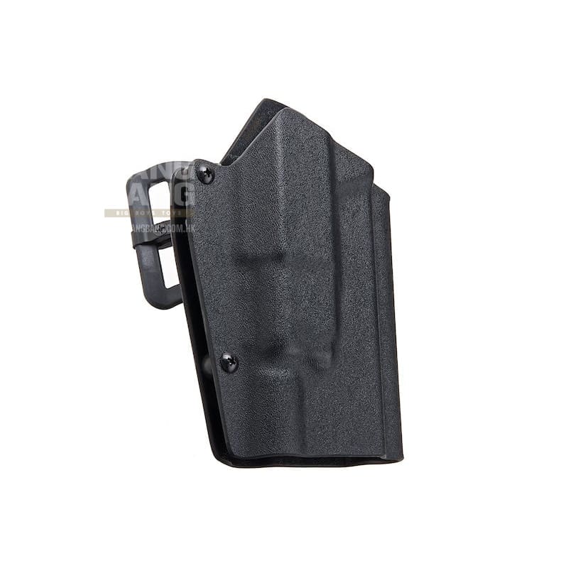 WoSport Lightweight Kydex Tactical Holster for G17/19/19X/45 with X300 Flashlight - BK - Bang Bang Airsoft