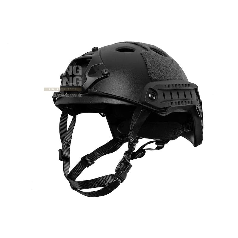 WoSport PJ FAST Helmet - Black - Bang Bang Airsoft