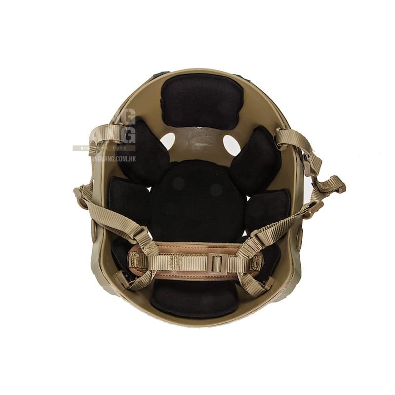 WoSport PJ FAST Helmet - TAN - Bang Bang Airsoft