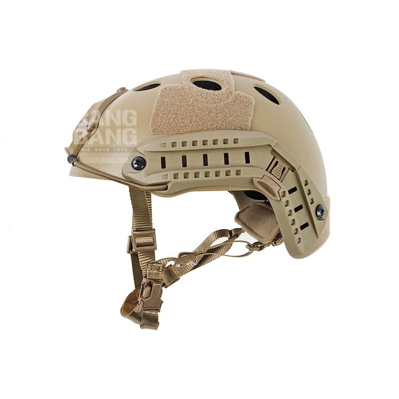 WoSport PJ FAST Helmet - TAN - Bang Bang Airsoft