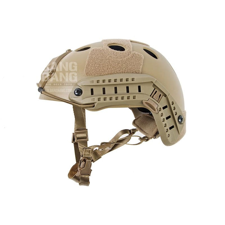 WoSport PJ FAST Helmet - TAN - Bang Bang Airsoft