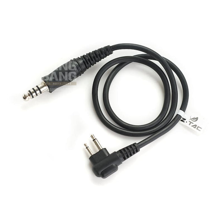 Z Tactical Z124 Electronic PTT Wire for Motorola Double Pin - Bang Bang Airsoft